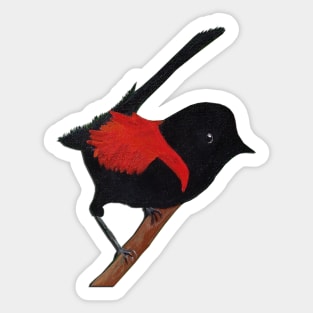 Red-backed Fairy-wren Sticker